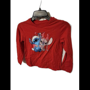 Girls Long Sleeved Disney's Lilo & Stitch Shirt M(8)